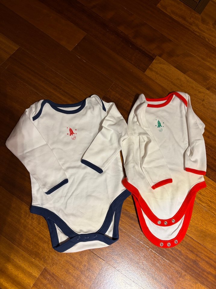 Renkli Nakışlı Uzun Kollu Bebek Body - Görsel 5