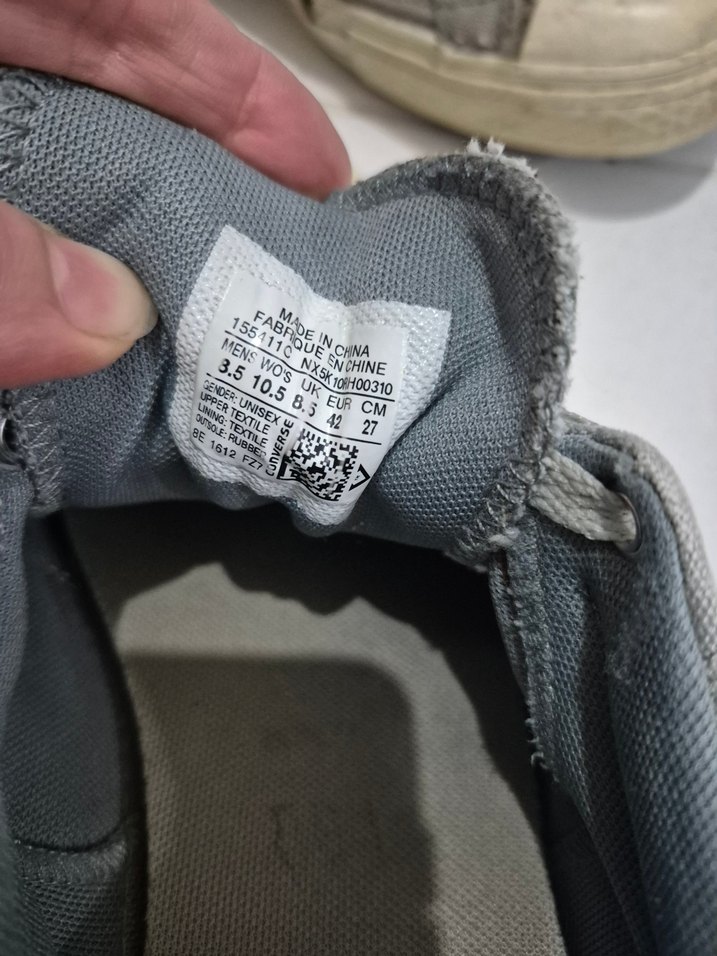 Gri converse Ayakkabı - Görsel 5