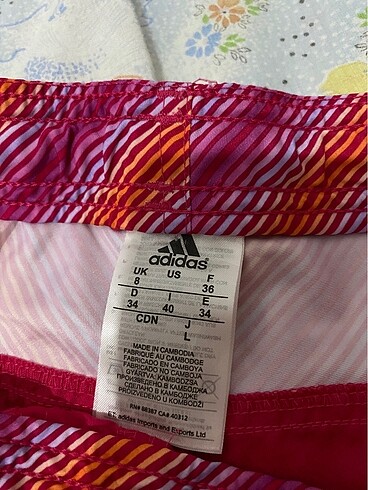 l Beden pembe Renk Adidas Şort
