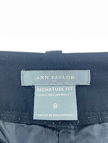 36 Beden siyah Renk Ann Taylor Kumaş Pantolon %70 İndirimli.