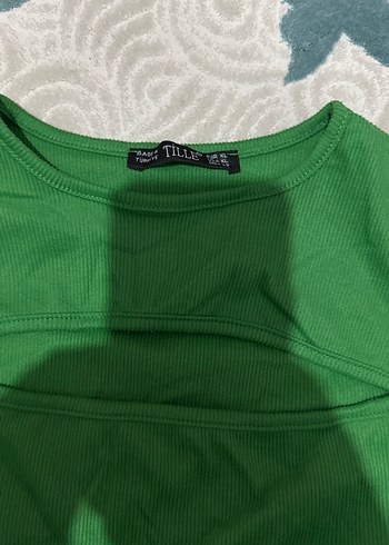 Yeşil Uzun Kollu Düğmeli Kadın Bluz - Görsel 4