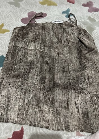 Bohem Tarz Mini Kolsuz Kadın Bluz - Görsel 2