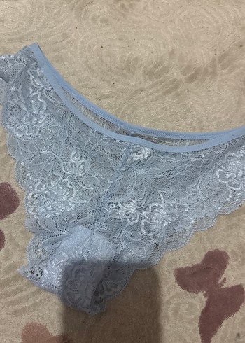 Bohem Dantel Detaylı Mavi Bralet - Görsel 6