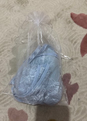 Bohem Dantel Detaylı Mavi Bralet - Görsel 7