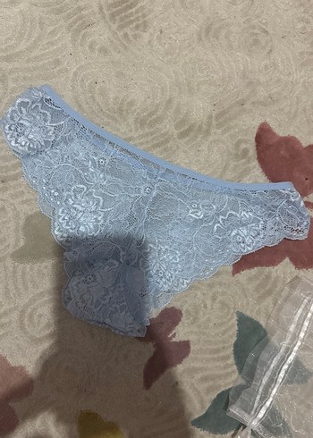 Bohem Dantel Detaylı Mavi Bralet - Görsel 4