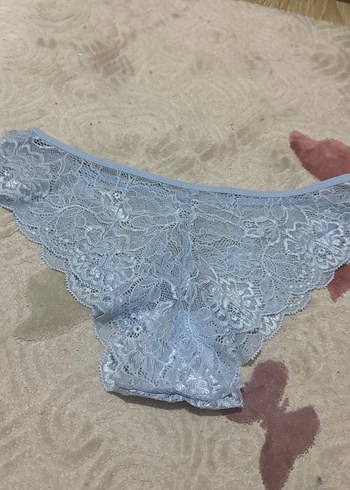 Bohem Dantel Detaylı Mavi Bralet - Görsel 5