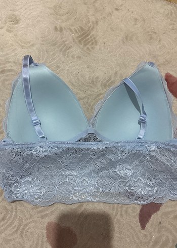 Bohem Dantel Detaylı Mavi Bralet - Görsel 3