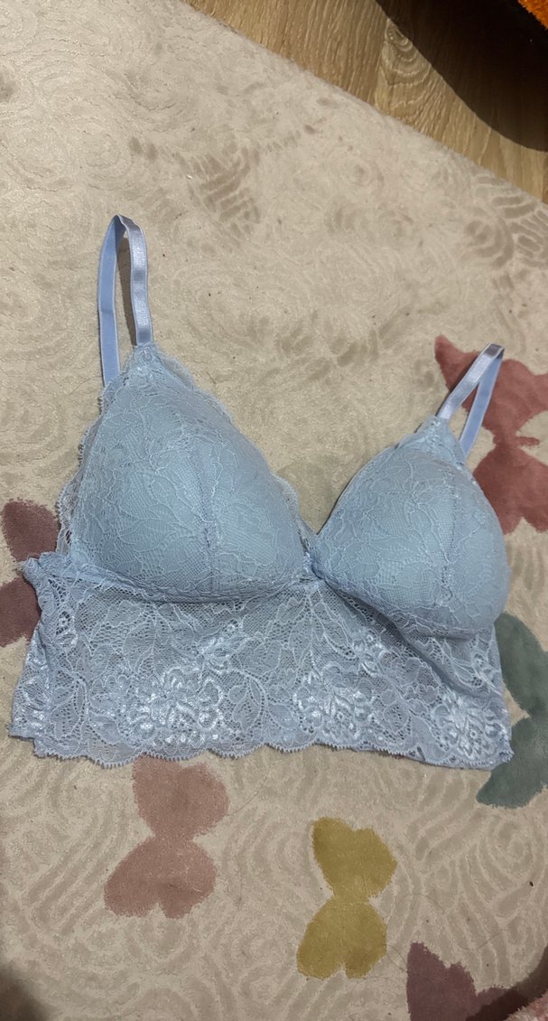 Bohem Dantel Detaylı Mavi Bralet - Görsel 2