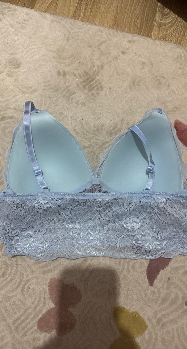 Bohem Dantel Detaylı Mavi Bralet - Görsel 3