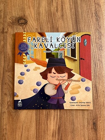Fareli Köyün Kavalcısı resimli çocuk kitabı