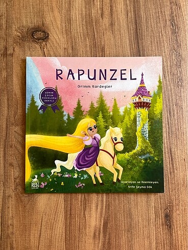 Rapunzel resimli çocuk kitabı