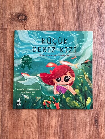 Küçük Deniz Kızı resimli çocuk kitabı