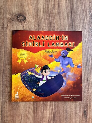 Alaaddin'in Sihirli Lambası resimli çocuk kitabı