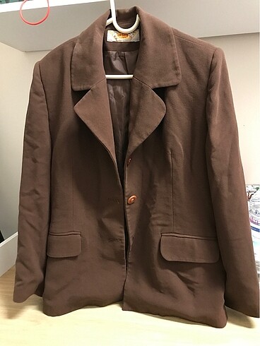 Kahverengi Vintage Blazer Ceket