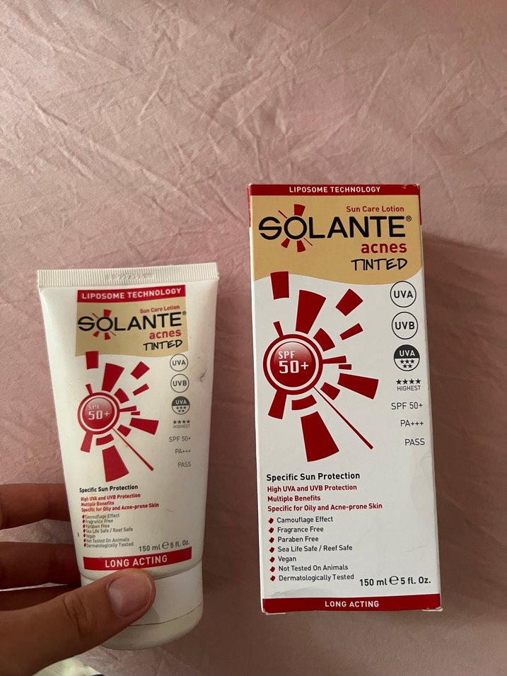 Solante Acnes Tonlu Güneş Koruyucu SPF 50+ - Görsel 3