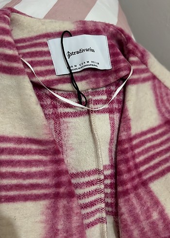 Pembe Ekose Stradivarious kaban sıfır - Görsel 2