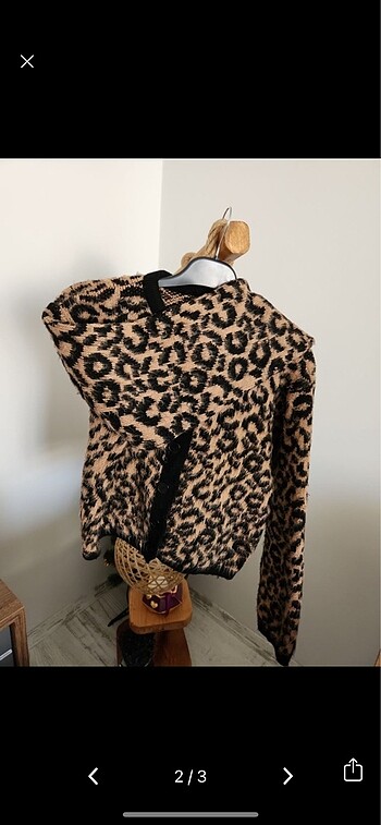 Zara Leoparlı hırka