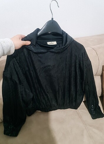 Crop payet sweatshirt