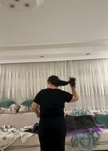 Trendyol & Milla Siyah Midi Yüksek Yakalı Kadın Elbise