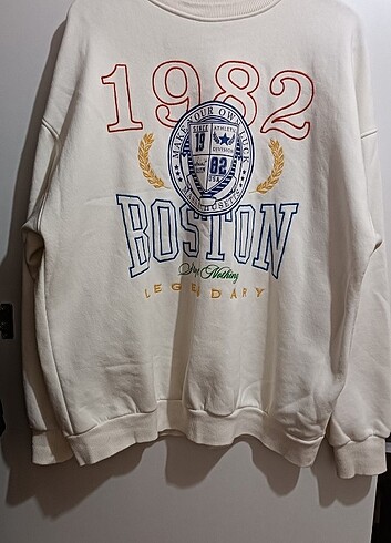 Bershka dikişli oversize sweatshirt 