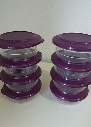 #tupperware kristal kasecik 275 ml murdum renk