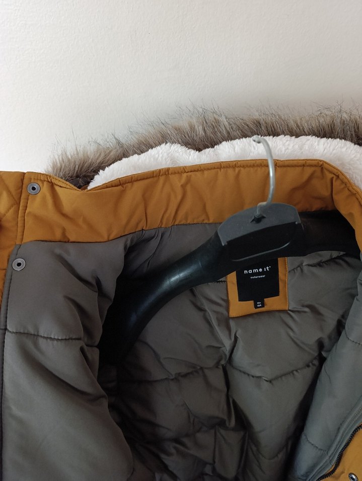 Kahverengi Kürklü n Kışlık Mont - Görsel 2