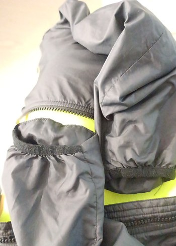 10 Yaş Beden siyah Renk Nike Siyah Fermuarlı Erkek Çocuk Mont