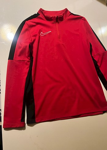 Erkek Kırmızı Fermuarlı Spor Sweatshirt - Görsel 4