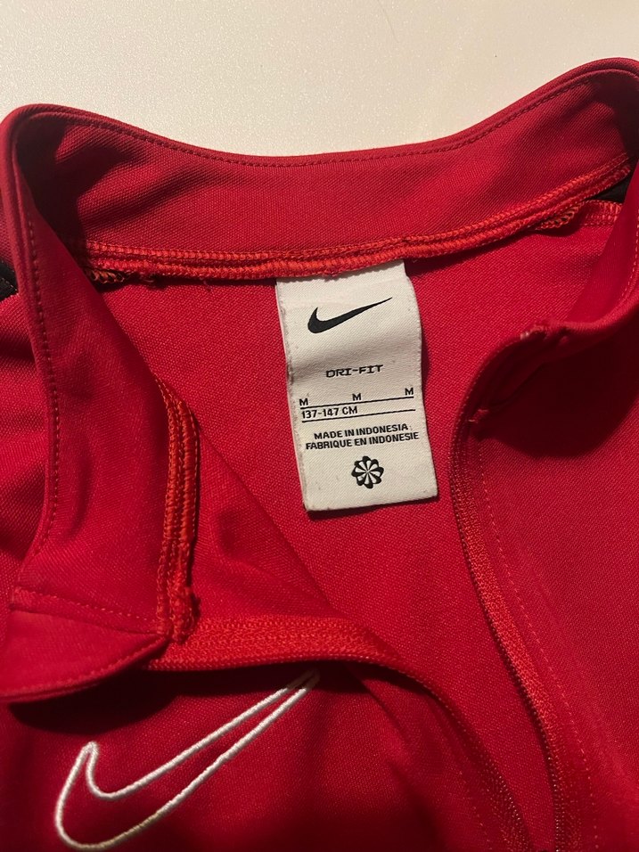 Erkek Kırmızı Fermuarlı Spor Sweatshirt - Görsel 3