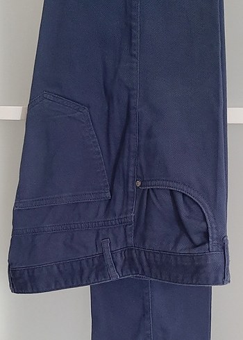 Erkek Lacivert Regular Fit Denim Pantolon