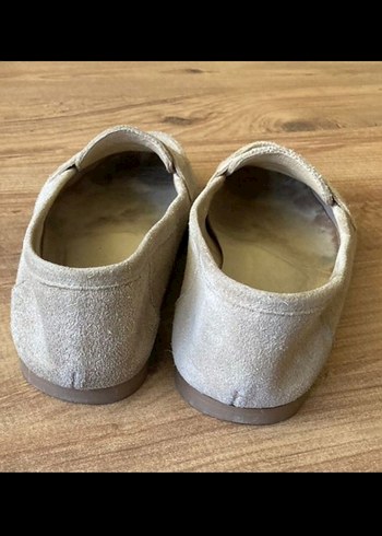 Bej Süet Kadın Günlük Ayakkabı - Görsel 3