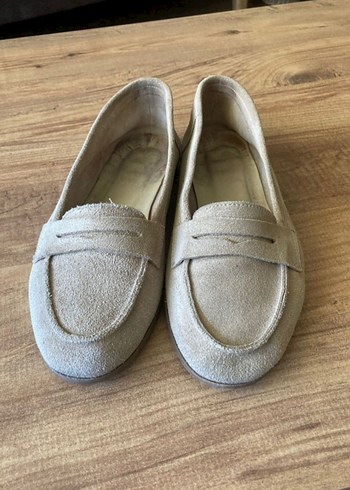 Bej Süet Kadın Günlük Ayakkabı - Görsel 2