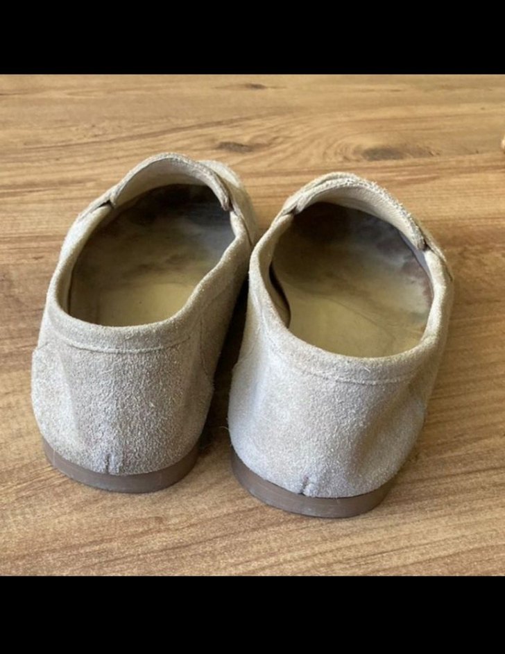 Bej Süet Kadın Günlük Ayakkabı - Görsel 3