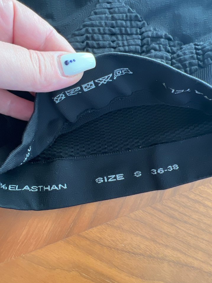 Siyah Dikişsiz bel göbek korsesi - Görsel 3