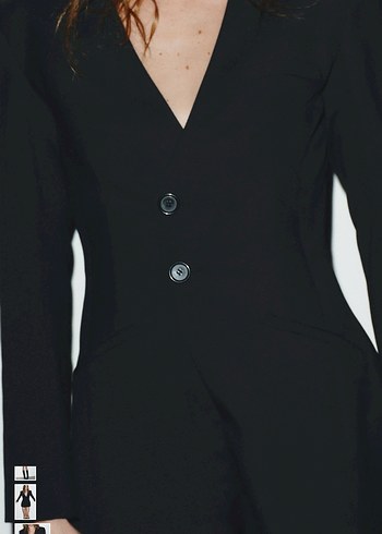 Zara kruvaze mini tulum - Görsel 3