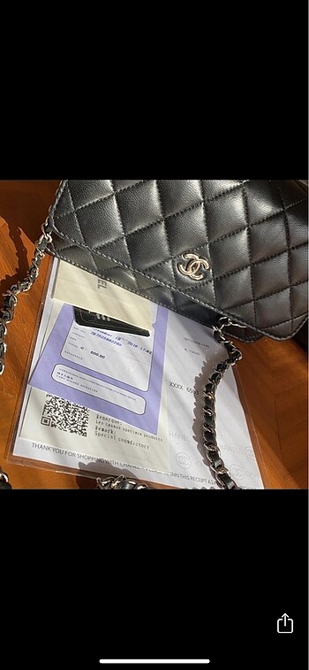 Chanel Chanel kutusunda askılı çanta sıfır üründür