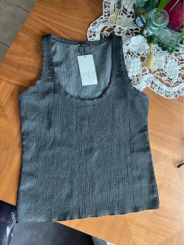 Zara askılı bluz