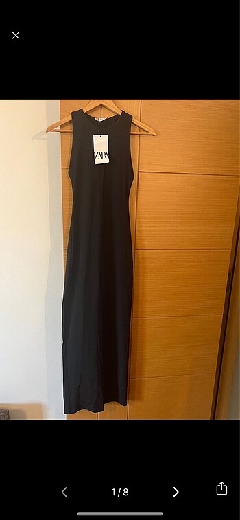 Zara maksi boy elbise ürün small bedendir
