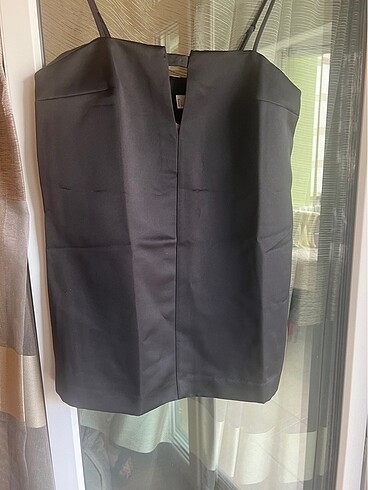 l Beden siyah Renk H&M askılı elbise