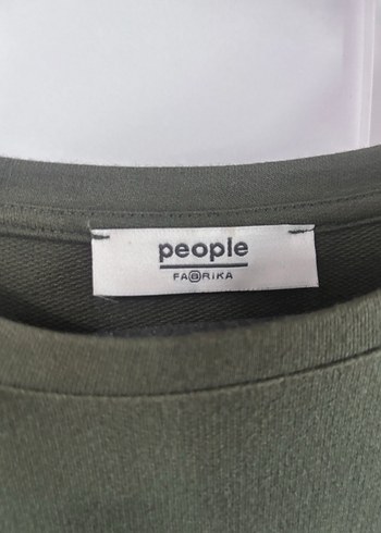 Nakışlı Haki Midi Elbise - Görsel 4