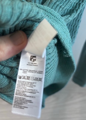 Kadın Mint Yeşili İnce Örgü Kazak - Görsel 6