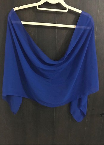 Boncuk İşlemeli Mavi Uzun Bohem Elbise - Görsel 5