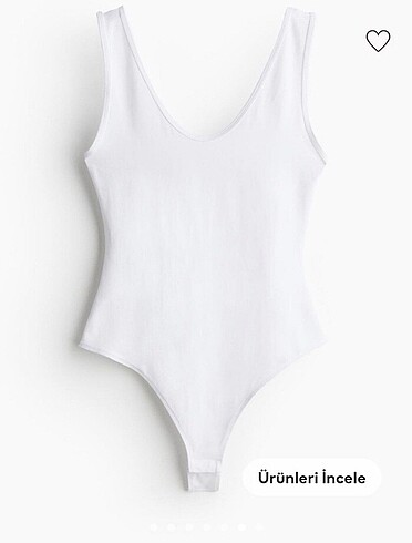 Beyaz bodysuit