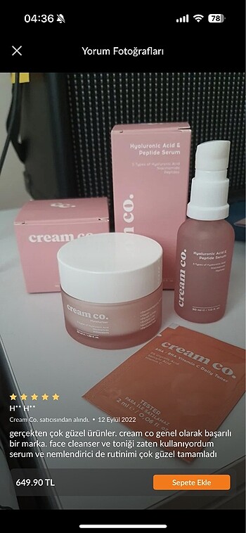 Cream co nemlendirici