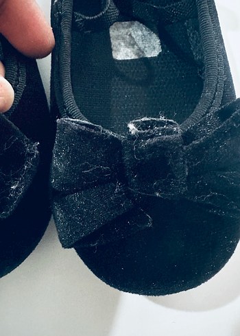 Kız Çocuk Siyah Fiyonk Detaylı Babet - Görsel 2