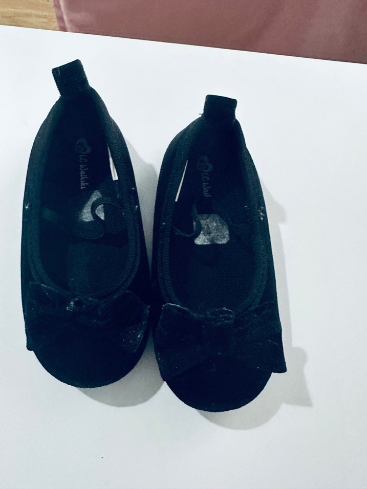 Kız Çocuk Siyah Fiyonk Detaylı Babet - Görsel 5