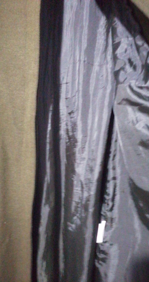 Kemerli Uzun Haki Kadın Kaban Öz filizler - Görsel 5