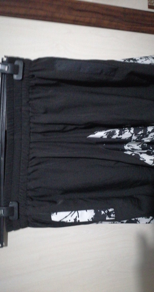 Siyah Beyaz Batik Desenli Kadın Şalvar Pantolon 44 beden 100 uz - Görsel 5