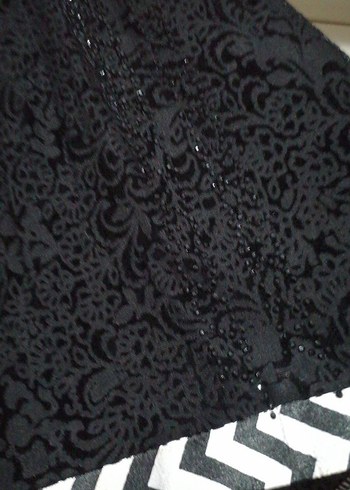 Siyah Uzun Gotik Kadın Elbise - Görsel 13