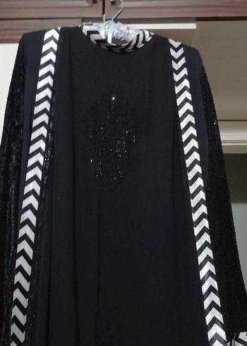 Siyah Uzun Gotik Kadın Elbise - Görsel 11